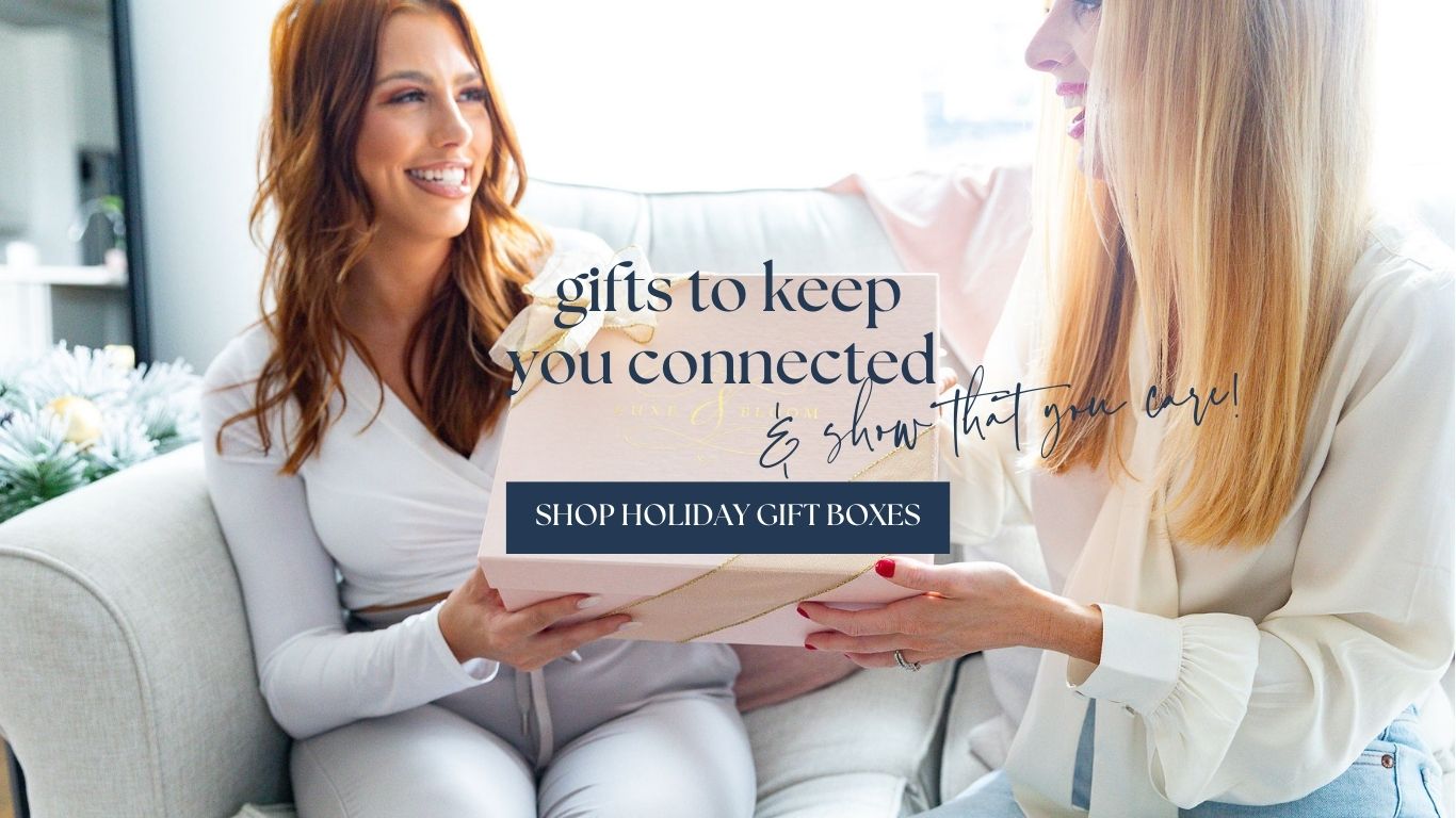Luxury Christmas Gift Boxes for Women from Luxe & Bloom to Keep You Connected & Show That You Care