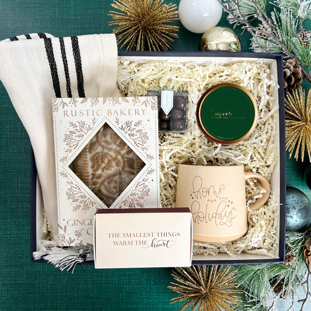 Home For The Holidays Luxury Curated Christmas Gift Box - Luxe & Bloom Luxury Gift Boxes For Women