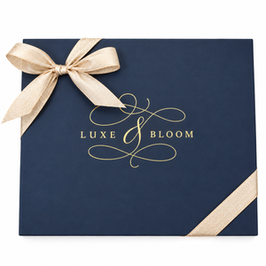Large Signature Navy Gift Box - Luxe & Bloom Luxury Curated Gift Boxes