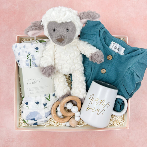 Mama Bear Baby Girl Gift Box