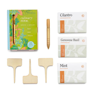 Modern Sprout Culinary Herbs Seed Library | Build A Luxury Custom Gift Box for Women with Luxe & Bloom