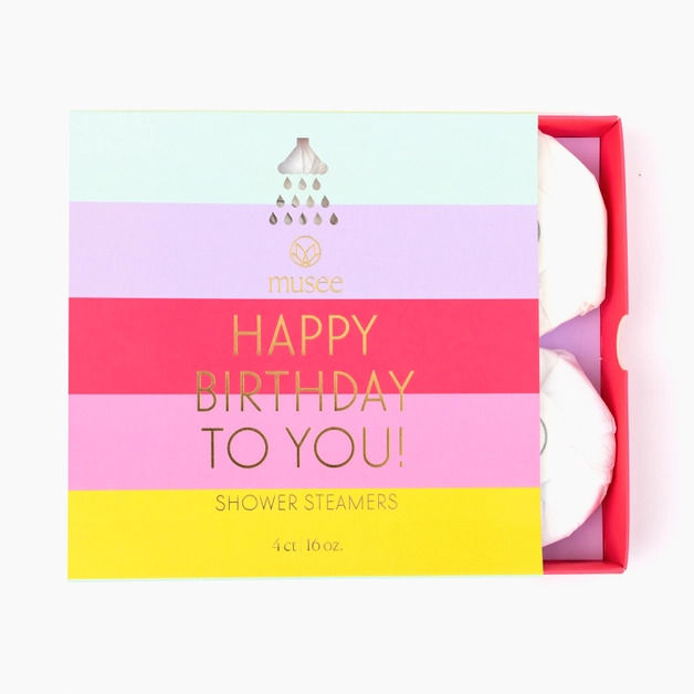 Musee Birthday Shower Steamers | Build A Luxury Custom Gift Box from Luxe & Bloom