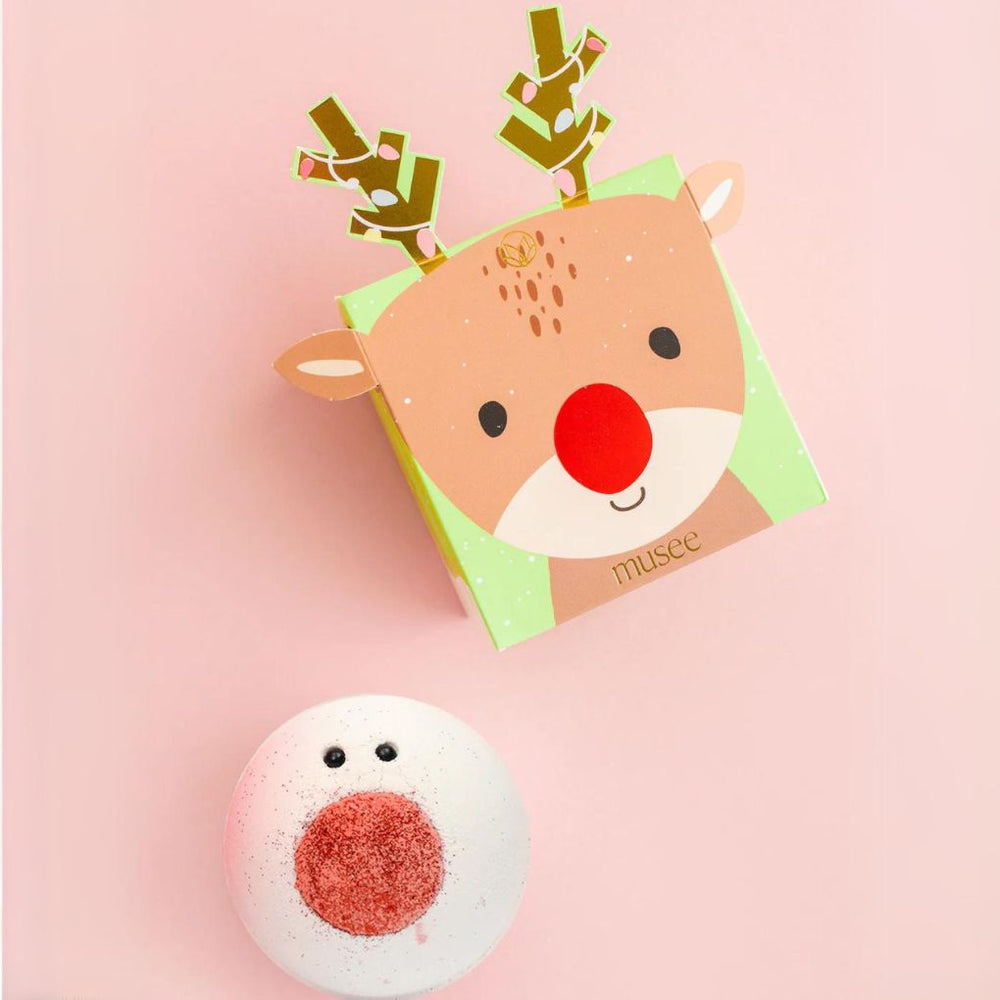 Musee Reindeer Bath Balm | Build A Luxury Custom Christmas Gift Box for Women with Luxe & Bloom