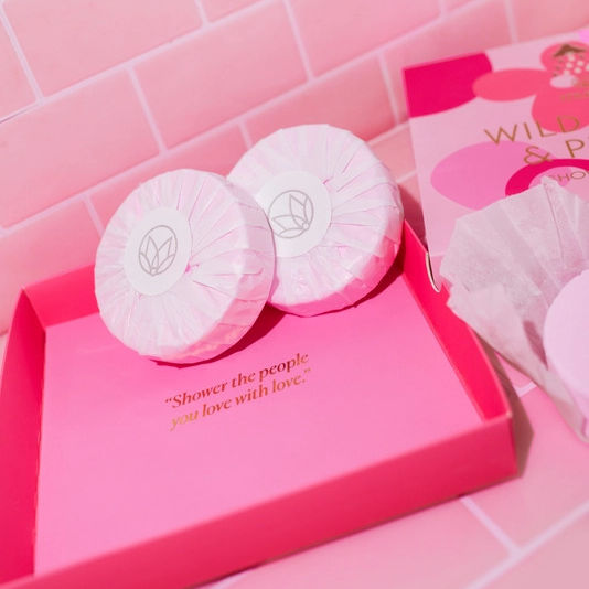 Musee Wild Poppy & Peony Shower Steamers | Build A Luxury Custom Gift Box for Women with Luxe & Bloom
