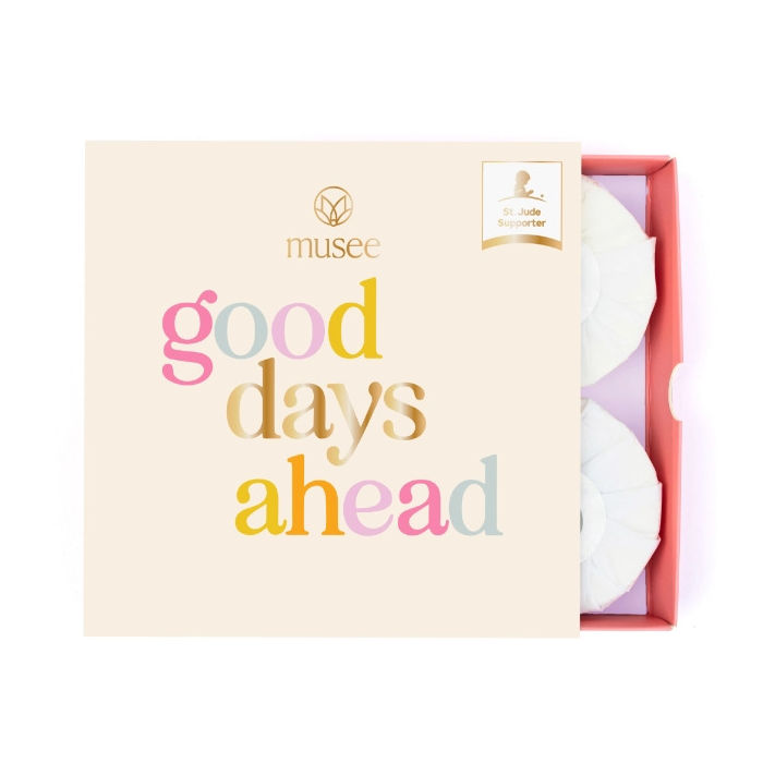 Musee x St Jude Good Days Ahead Shower Steamers | Build A Luxury Custom Gift Box for Women with Luxe & Bloom