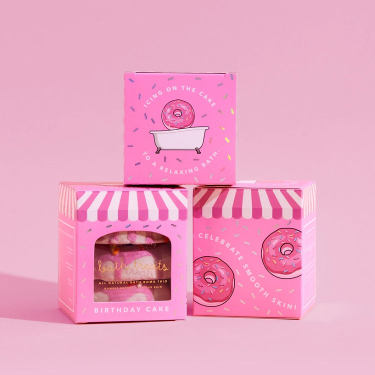 NCLA Birthday Cake Bath Treats | Build A Luxury Custom Gift Box for Women with Luxe & Bloom