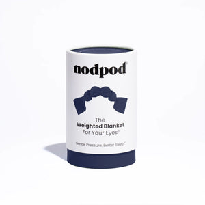 Nodpod weighted blanket packaging on a white background | Midnight navy color | Build A Luxury Custom Gift Box for Women with Luxe & Bloom