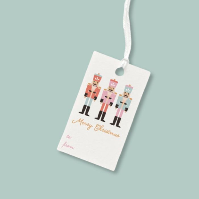 Nutcracker Christmas Gift Tag | Luxury Curated & Custom Christmas Gift Boxes for Women 