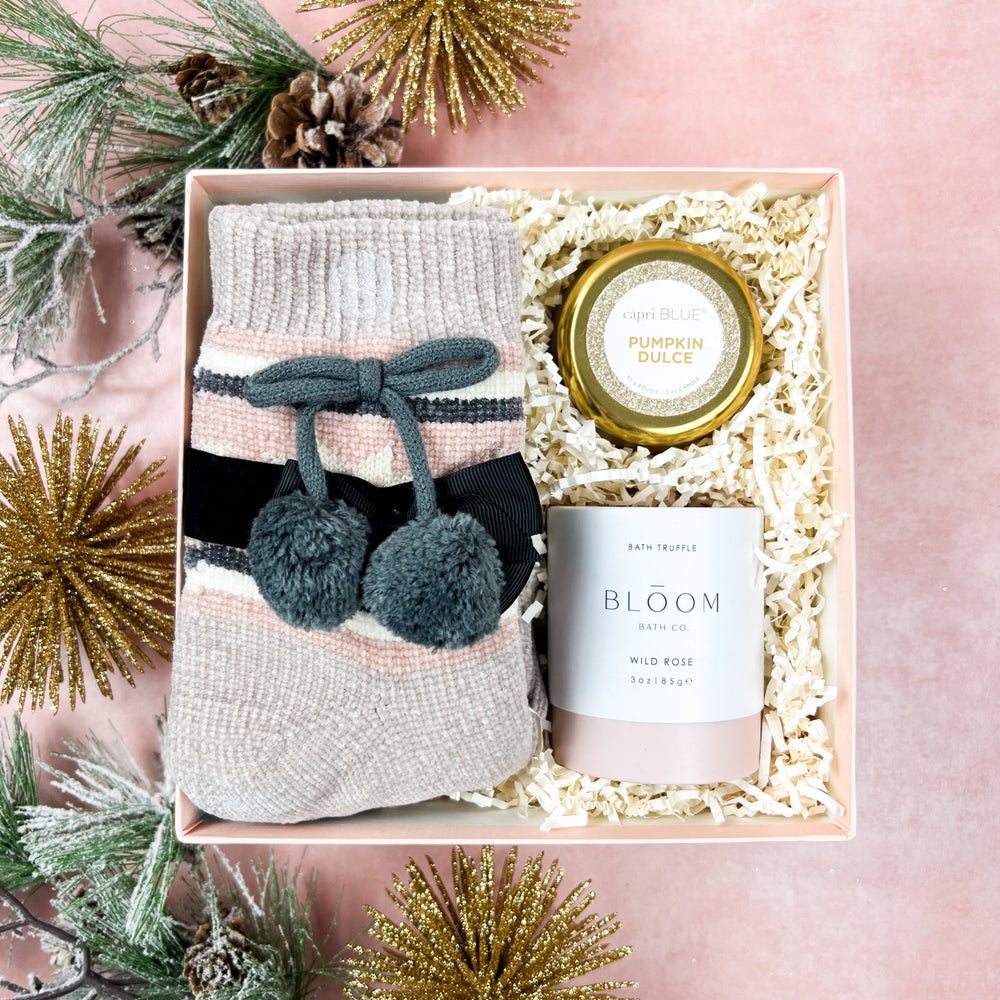 Oh So Cozy Luxury Christmas Gift Box For Women from Luxe & Bloom