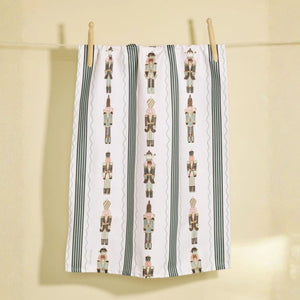 One & Only Paper Classic Nutcracker Stripe Tea Towel | Build A Luxury Custom Christmas Gift Box with Luxe & Bloom