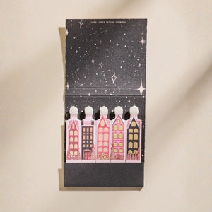 One & Only Paper Wintry Village Matchbook | Build A Luxury Custom Christmas Gift Box with Luxe & Bloom