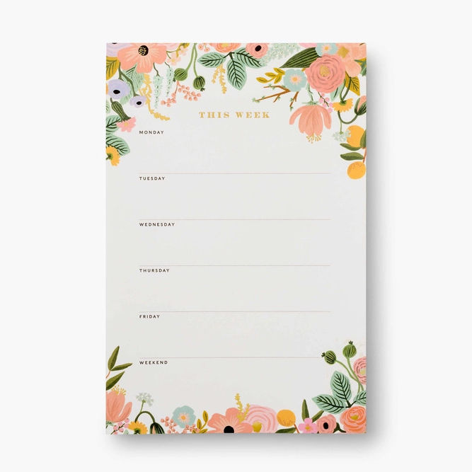 Rifle Paper Co. Garden Party Pastel Memo Notepad | Build A Luxury Custom Gift Box for Women with Luxe & Bloom