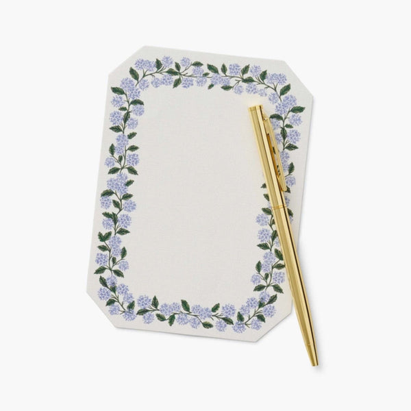 Rifle Paper Co. Hydrangea Note Writing Desk Set | Build A Luxury Custom Gift Box for Women with Luxe & Bloom