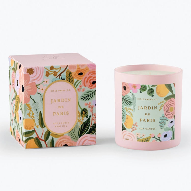 Rifle Paper Co. Jardin De Paris Candle | Build A Luxury Custom Gift Box for Women with Luxe & Bloom