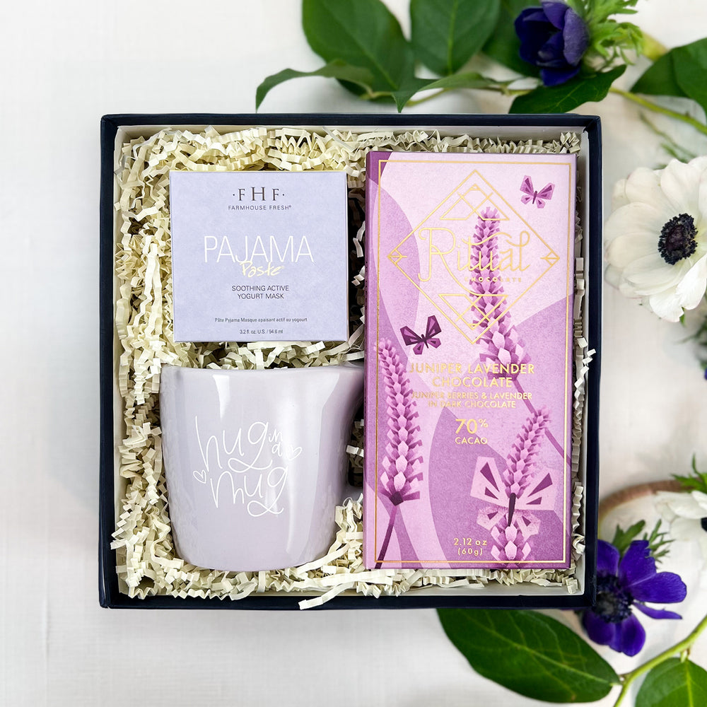 Sending Hugs Curated Gift Box - Luxe & Bloom Luxury Gift Boxes For Women