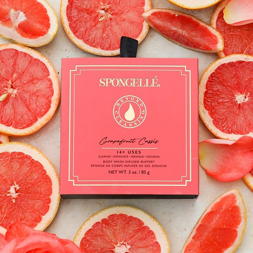 
                  
                    Spongellé Grapefruit Cassis Boxed Flower Body Buffer | Build A Luxury Custom Gift Box for Women with Luxe & Bloom
                  
                
