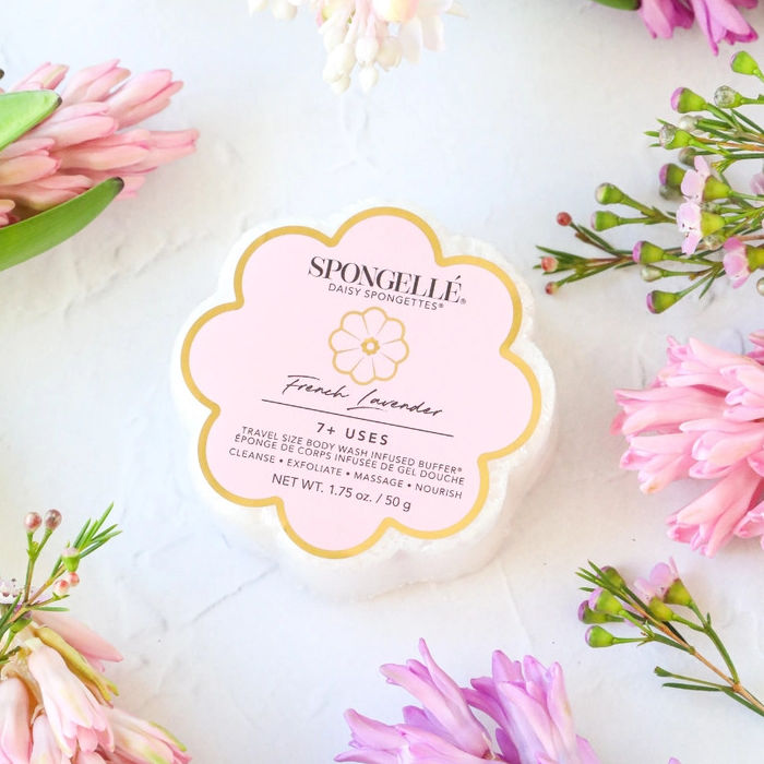 Spongelle French Lavender Spongette - Luxe & Bloom Build A Custom Luxury Gift Box For Women