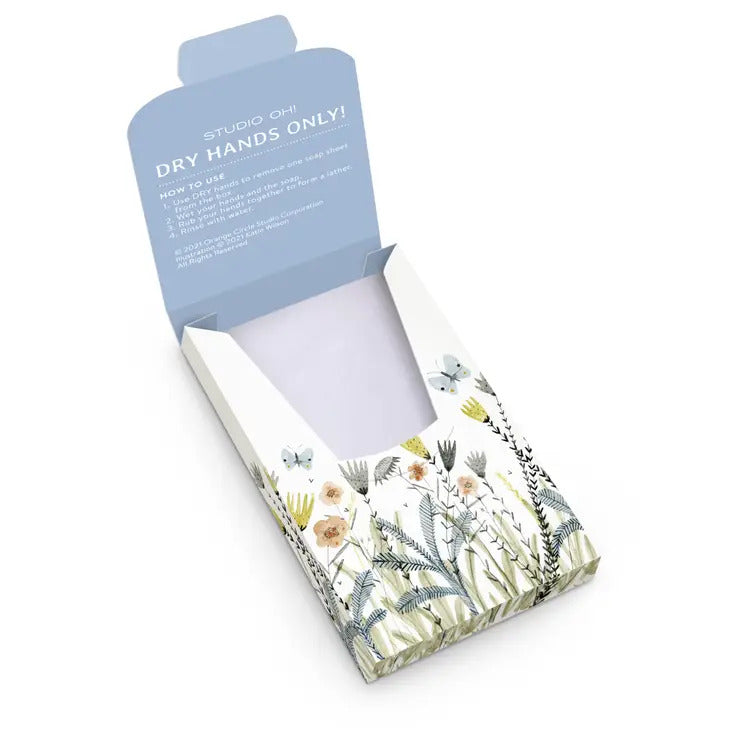 Studio Oh! Wildflowers Single-Use Soap Sheets - Luxe & Bloom Build A Luxury Custom Gift Box For Women