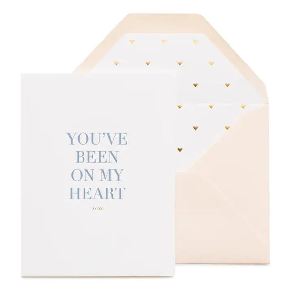 Sugar Paper You've Been On My Heart Card | Luxury Curated Gift Boxes for Women
