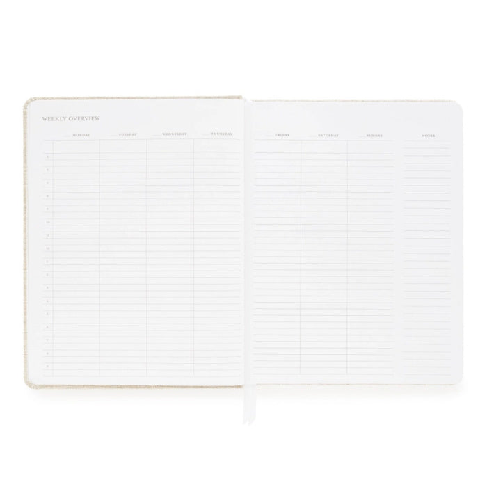 
                  
                    Sugar Paper Chambray Undated Weekly Planner Interior | Snowed In Luxury Christmas Gift Box For Women from Luxe & Bloom
                  
                