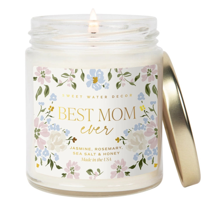 
                  
                    Sweet Water Decor Best Mom Ever Floral Candle | Build A Custom Luxury Gift Box for Women with Luxe & Bloom
                  
                