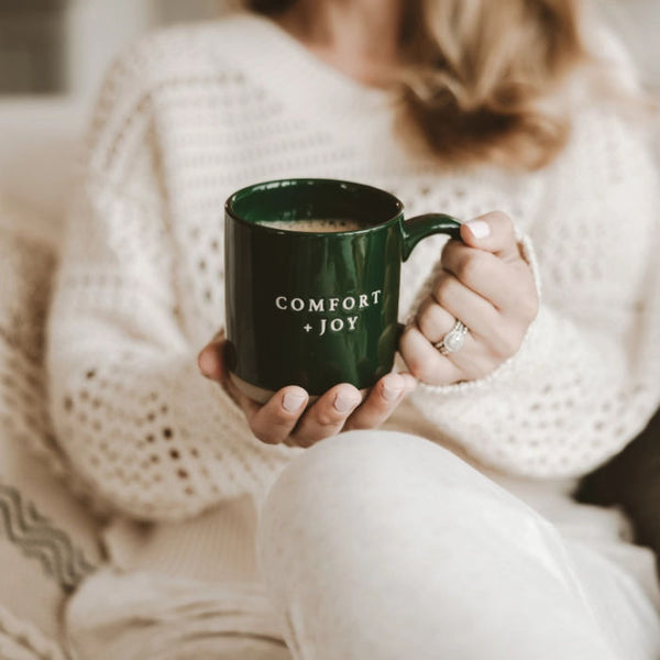 Woman Holiday A Sweet Water Decor Comfort & Joy Mug | Build A Luxury Custom Christmas Gift Box for Women with Luxe & Bloom
