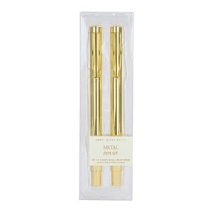Sweet Water Decor Gold Metal Pen Set | Build A Luxury Custom Gift Box with Luxe & Bloom