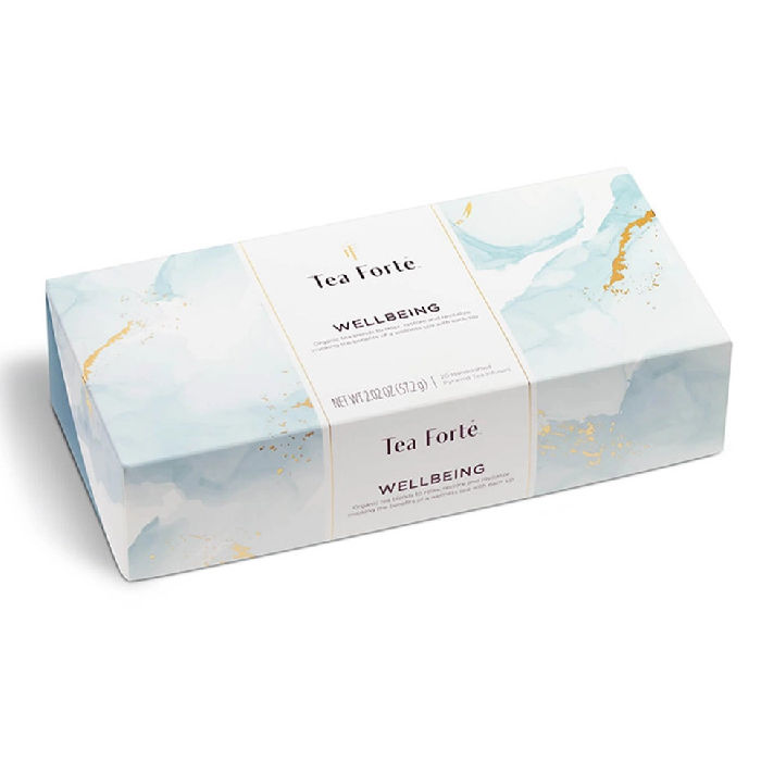 Tea Forte Wellbeing Petite Presentation Box | Build A Luxury Custom Gift Box for Women with Luxe & Bloom
