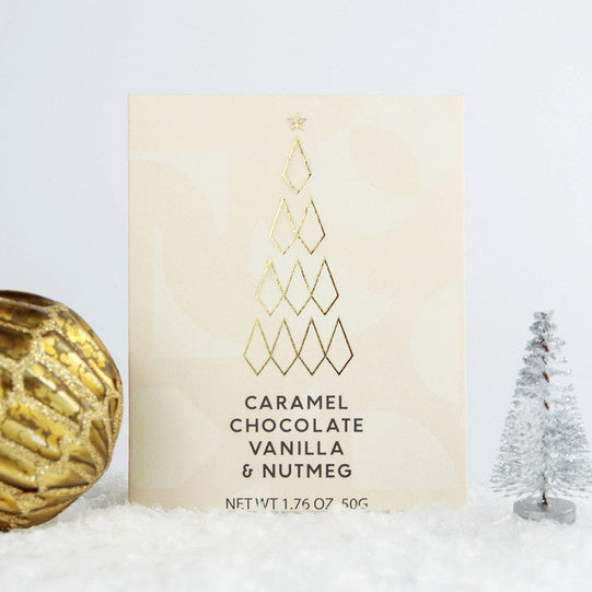 The Chocolatier Vanilla & Nutmeg Caramelized White Chocolate Bar | Build A Luxury Custom Christmas Gift Box with Luxe & Bloom