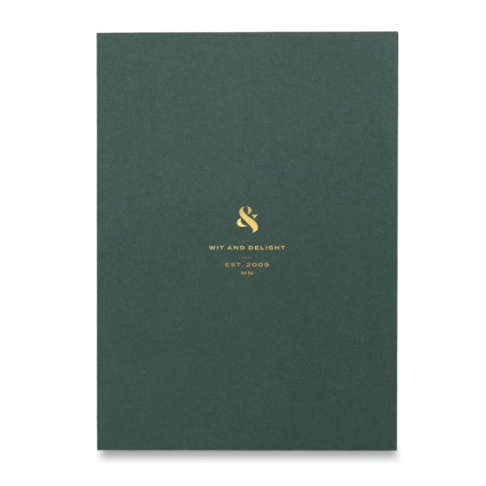 Wit & Delight Green Note To Self Journal | Build A Luxury Custom Gift Box with Luxe & Bloom