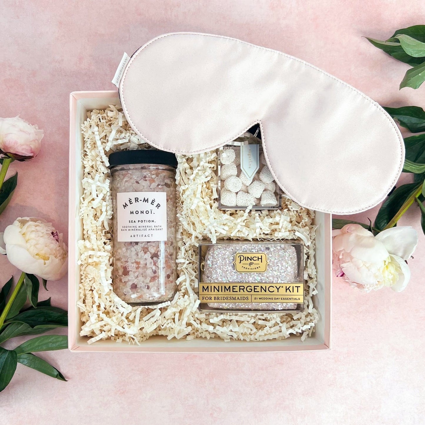 Pinch Provisions Pink Diamond Mini Emergency Kit For Brides - Luxe & Bloom  Luxury Custom Gift Boxes