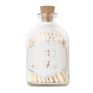 Frankie & Claude Fancy Matches in White - Luxe & Bloom Build A Luxury Custom Gift Box