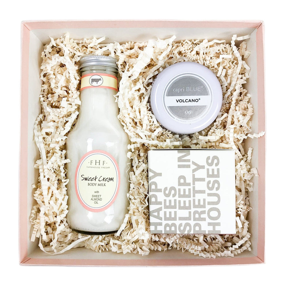 Milk & Honey Curated Gift Box - Luxe & Bloom Luxury Gift Boxes For Her