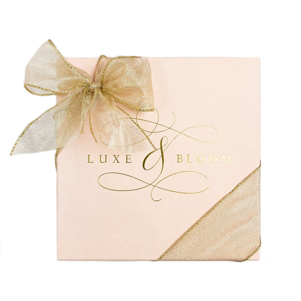 Let It Snow Luxury Curated Christmas Gift Box with Silk Sleep Mask & Scrunchie, Capri Blue Volcano Candle, and Lollia Snowdrop Handcreme