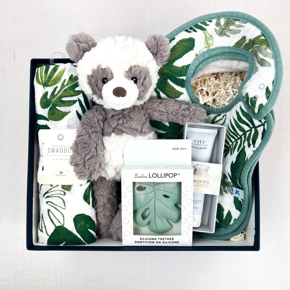 Personalised Deluxe New Baby Gift Basket | Newborn Baby Hamper