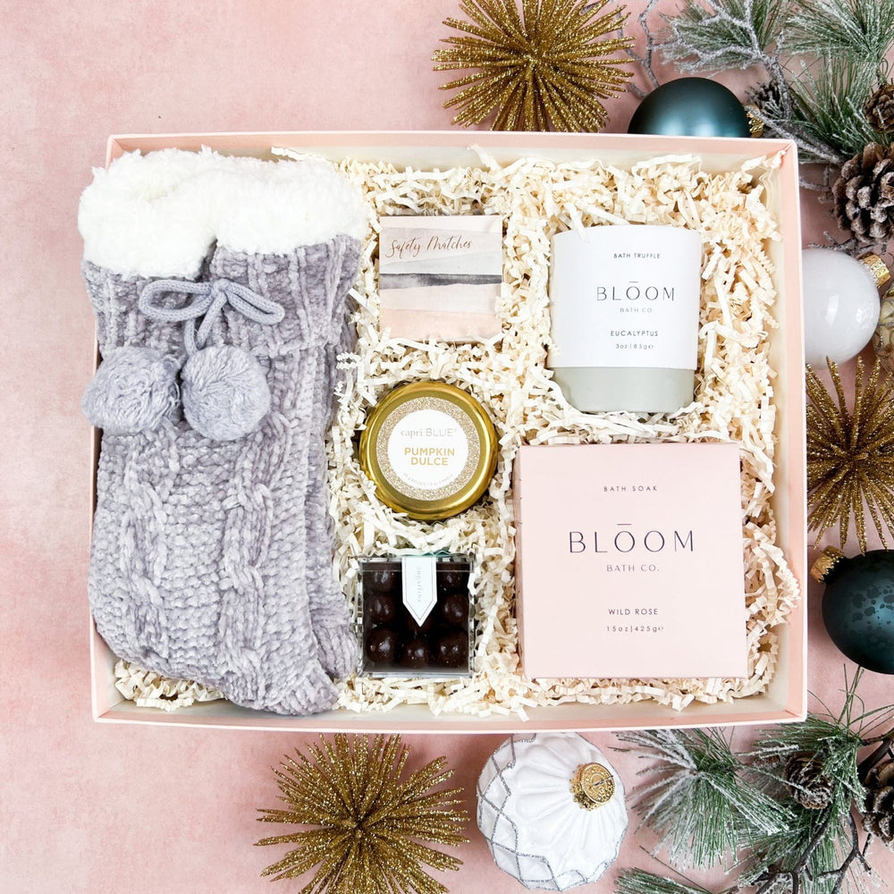 Snow Day Christmas Gift Box - Luxe & Bloom Luxury Curated Gift Boxes For Her
