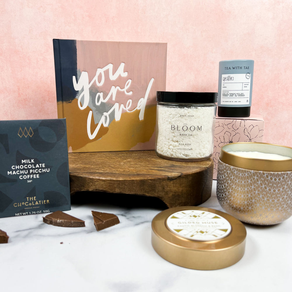 
                  
                    You Are Loved Curated Gift Box - Luxe & Bloom Luxury Gift Boxes For Her
                  
                
