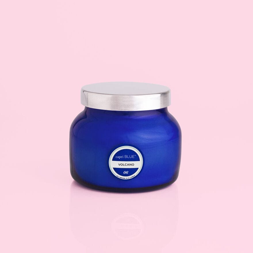 Petite Blue Volcano Candle