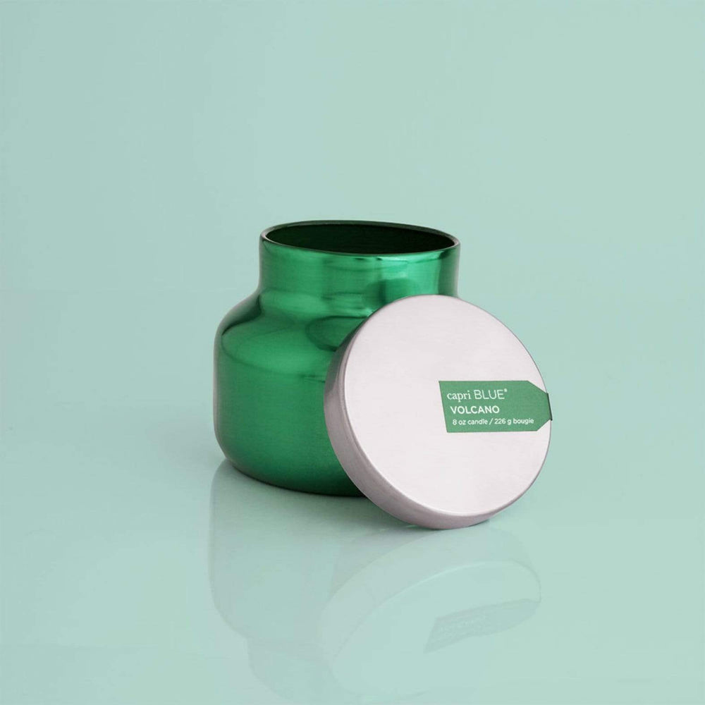 
                  
                    Luxe & Bloom - Capri Blue Volcano Metallic Green Petite Jar Candle
                  
                