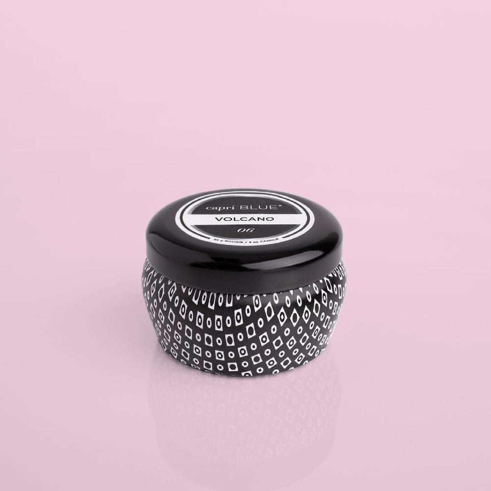 Luxe & Bloom - Capri Blue Volcano Black Mini Tin Candle