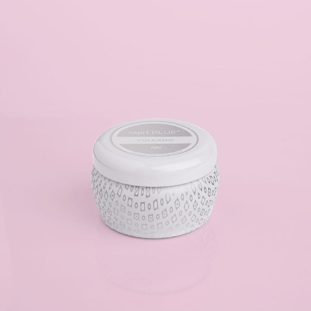 Luxe & Bloom - Capri Blue Volcano White Mini Tin Candle