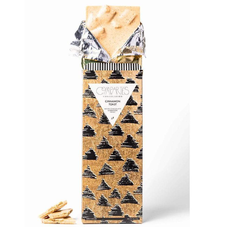 Luxe & Bloom - Compartes Cinnamon Toast White Chocolate Bar 