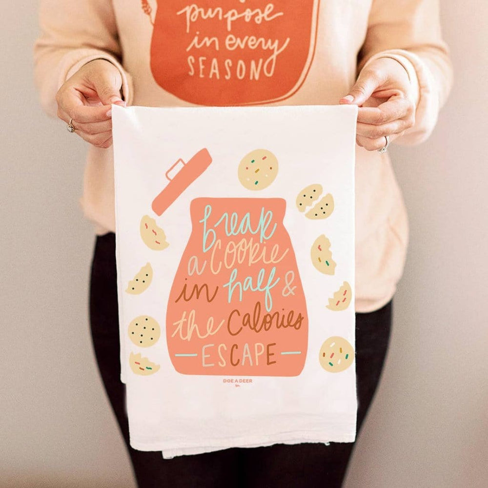 Doe A Deer Break A Cookie in Half Towel - Luxe & Bloom