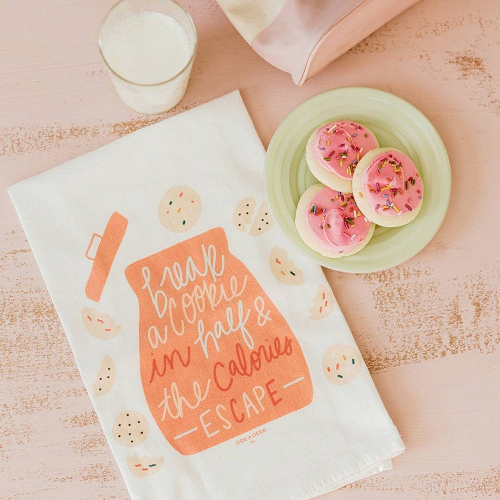 Doe A Deer Break A Cookie in Half Towel - Luxe & Bloom
