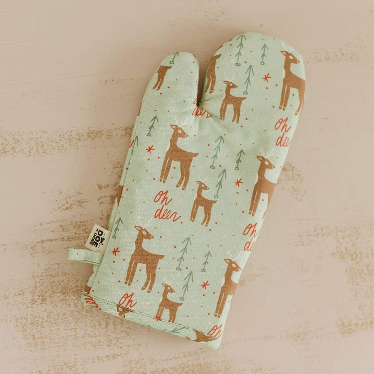 Oh Deer Oven Mitt