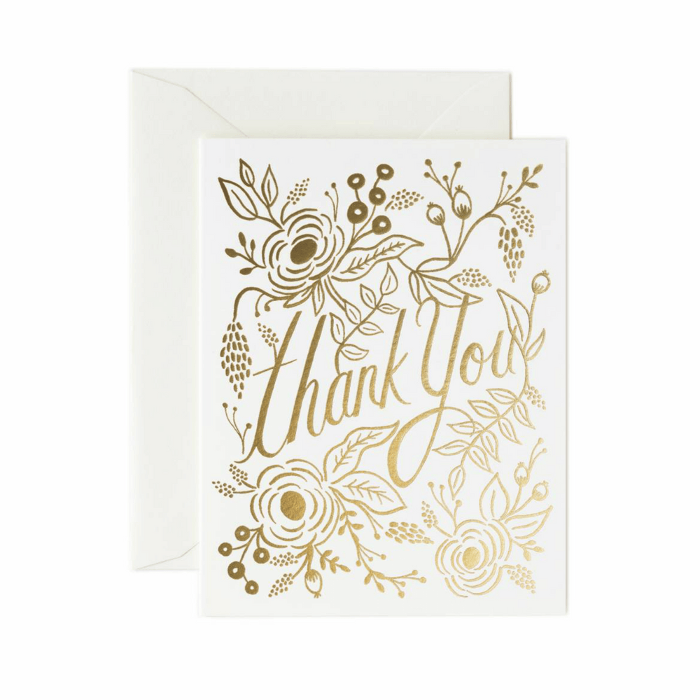 
                  
                    Rifle Paper Co. Marion Thank You Card - Luxe & Bloom Luxury Gift Boxes For Her
                  
                