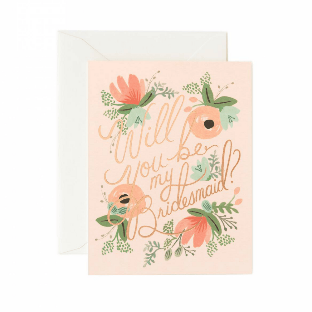 
                  
                    Rifle Paper Co. Will You Be My Bridesmaid Card - Luxe & Bloom Luxury Gift Boxes For Her
                  
                