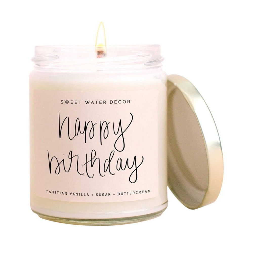Sweet Water Decor Happy Birthday Candle - Luxe & Bloom Create A Custom Gift Box
