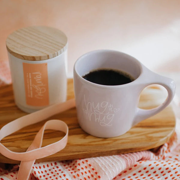 Chalkfulloflove Hug In A Mug Lavender Coffee Mug - Luxe & Bloom Luxury Gift Boxes For Women