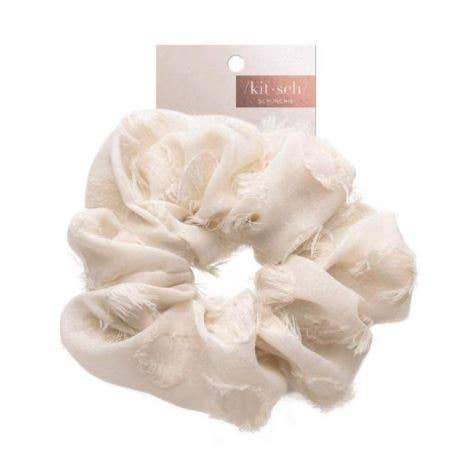 Kitsch Ivory Brunch Scrunchie - Luxe & Bloom Create Your Own Gift Box